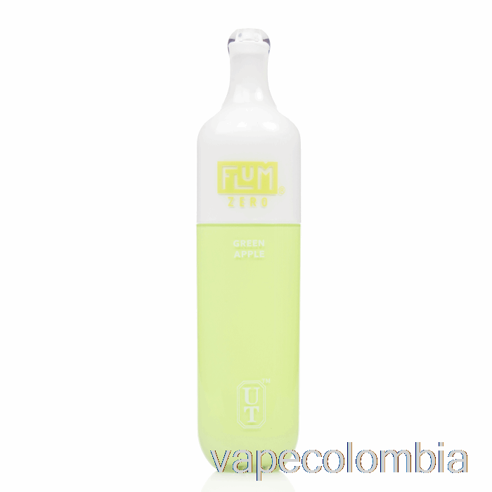 Vape Kit Completo Flum Float 0% Cero Nicotina 3000 Desechable Manzana Verde